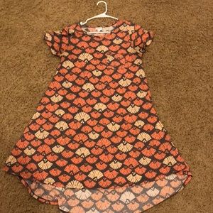 LuLaRoe Carly Fan Print Size Small